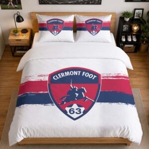 Alternative view of Housse De Couette Clermont Foot 04 Parure de lit Ensemble De Literie - CF63 Ligue 2