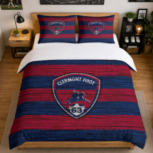 Alternative view of Housse De Couette Clermont Foot 07 Parure de lit Ensemble De Literie - CF63 Ligue 2