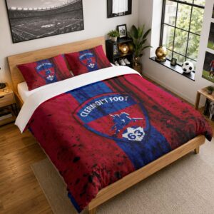 Housse De Couette Clermont Foot 09 Parure de lit Ensemble De Literie - CF63 Ligue 2