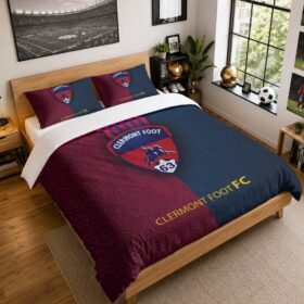 Housse De Couette Clermont Foot 10 Parure de lit Ensemble De Literie – CF63 Ligue 2