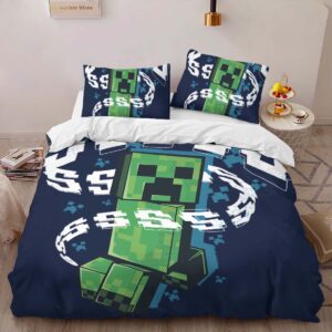 Alternative view of Housse De Couette Creeper Minecraft 03 Parure de lit Ensemble De Literie