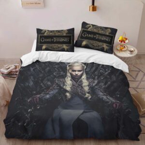 Alternative view of Housse De Couette Daenerys Targaryen sur le Trône de Fer Parure de lit Ensemble De Literie