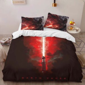 Alternative view of Housse De Couette Dark Vador sabre laser rouge Parure de lit Ensemble De Literie