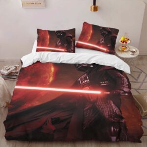 Alternative view of Housse De Couette Dark Vador sabre laser rouge Parure de lit Ensemble De Literie