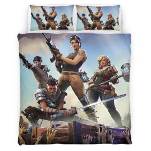 Housse De Couette Skin par défaut Fortnite Parure de lit Ensemble De Literie