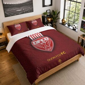 Housse De Couette Dijon FCO 01 Parure de lit Ensemble De Literie - DFCO Ligue 2