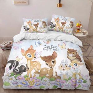 Alternative view of Housse De Couette Bambi & Panpan Disney 10 Parure de lit Ensemble De Literie