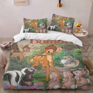 Alternative view of Housse De Couette Bambi & Panpan Disney 8 Parure de lit Ensemble De Literie