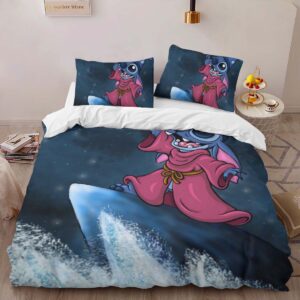 Alternative view of Housse De Couette Disney Stitch Surf Parure de lit Ensemble De Literie