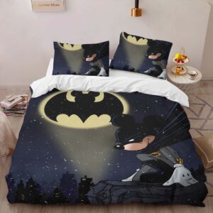 Alternative view of Housse De Couette Mickey Mouse façon Batman Parure de lit Ensemble De Literie