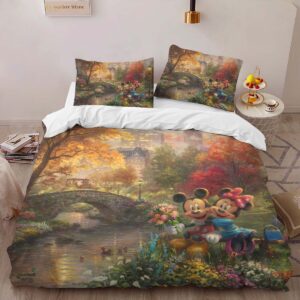 Alternative view of Housse De Couette Mickey Mouse & Minnie Mouse Disney Parure de lit Ensemble De Literie