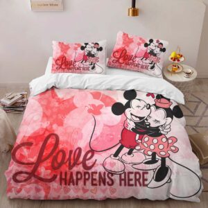 Alternative view of Housse De Couette Mickey Mouse & Minnie Mouse Disney 11 Parure de lit Ensemble De Literie