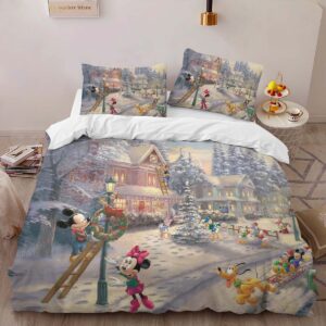 Alternative view of Housse De Couette Mickey Mouse & Minnie Mouse Disney 4 Parure de lit Ensemble De Literie