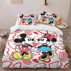 Alternative view of Housse De Couette Mickey Mouse & Minnie Mouse Disney 5 Parure de lit Ensemble De Literie