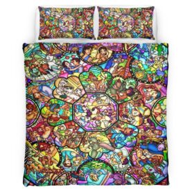 Housse De Couette Princesses Disney 24 Parure de lit Ensemble De Literie
