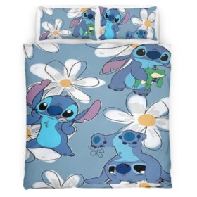 Housse De Couette Disney Stitch 26 Parure de lit Ensemble De Literie
