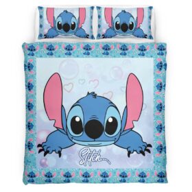 Housse De Couette Disney Stitch 58 Parure de lit Ensemble De Literie