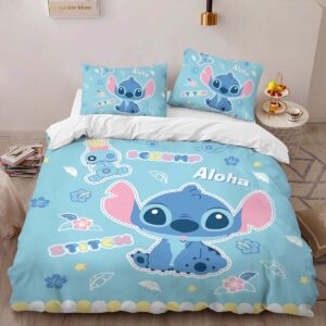 Alternative view of Housse De Couette Disney Stitch Aloha Parure de lit Ensemble De Literie