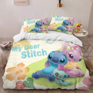 Alternative view of Housse De Couette Disney Stitch et Angel 18 Parure de lit Ensemble De Literie