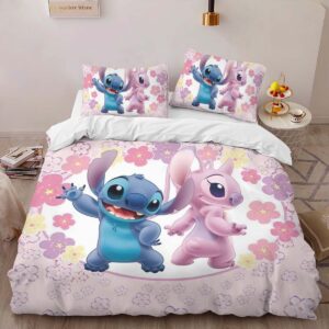 Alternative view of Housse De Couette Disney Stitch et Angel 19 Parure de lit Ensemble De Literie