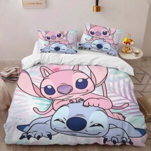 Alternative view of Housse De Couette Disney Stitch et Angel 3 Parure de lit Ensemble De Literie