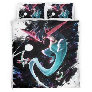 Housse De Couette Dragapult Pokémon 4 Parure de lit Ensemble De Literie