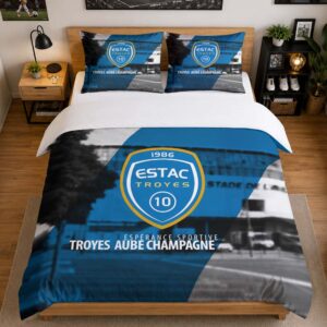 Alternative view of Housse De Couette ESTAC Troyes 01 Parure de lit Ensemble De Literie - ESTAC Ligue 2