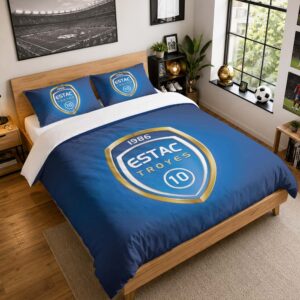 Housse De Couette ESTAC Troyes 05 Parure de lit Ensemble De Literie - ESTAC Ligue 2