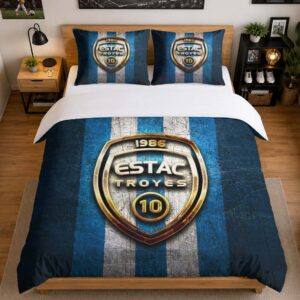 Alternative view of Housse De Couette ESTAC Troyes 12 Parure de lit Ensemble De Literie - ESTAC Ligue 2