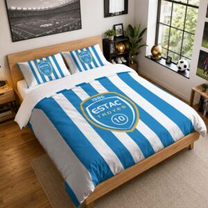 Housse De Couette ESTAC Troyes 19 Parure de lit Ensemble De Literie - ESTAC Ligue 2