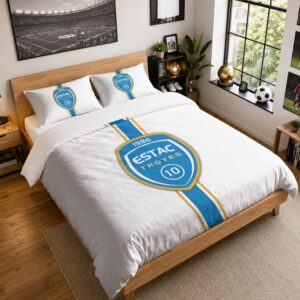 Housse De Couette ESTAC Troyes 20 Parure de lit Ensemble De Literie - ESTAC Ligue 2