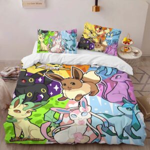 Alternative view of Housse De Couette Évolution Évoli Pokémon 13 Parure de lit Ensemble De Literie