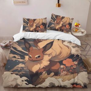 Alternative view of Housse De Couette Évoli Pokémon 2 Parure de lit Ensemble De Literie