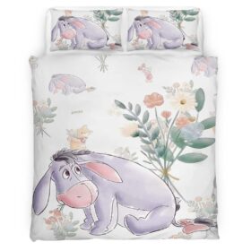 Housse De Couette Bourriquet Winnie l’Ourson 4 Parure de lit Ensemble De Literie