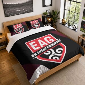 Housse De Couette En Avant de Guingamp 07 Parure de lit Ensemble De Literie - EAG Ligue 2
