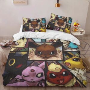 Alternative view of Housse De Couette Évolution Poké Ball Pokémon 4 Parure de lit Ensemble De Literie