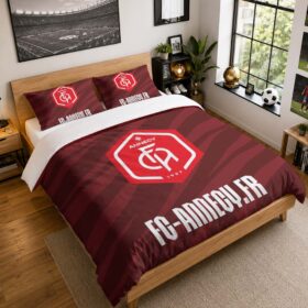 Housse De Couette FC Annecy 02 Parure de lit Ensemble De Literie – FCA Ligue 2