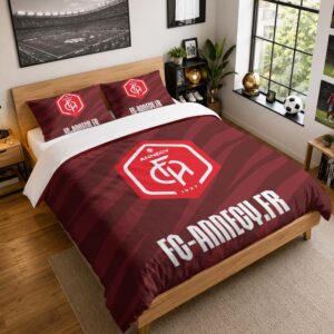 Housse De Couette FC Annecy 02 Parure de lit Ensemble De Literie - FCA Ligue 2