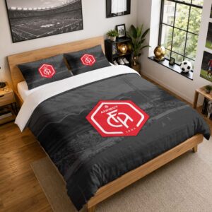 Housse De Couette FC Annecy 04 Parure de lit Ensemble De Literie - FCA Ligue 2