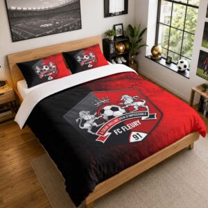 Housse De Couette FC Fleury 91 01 Parure de lit Ensemble De Literie - FCF91 National 2