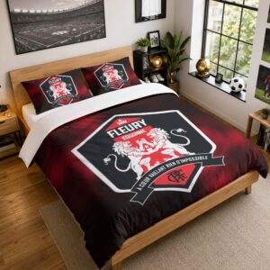 Housse De Couette FC Fleury 91 02 Parure de lit Ensemble De Literie - FCF91 National 2