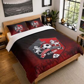 Housse De Couette FC Fleury 91 03 Parure de lit Ensemble De Literie – FCF91 National 2