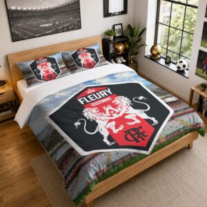 Housse De Couette FC Fleury 91 04 Parure de lit Ensemble De Literie - FCF91 National 2