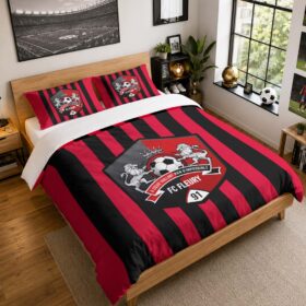 Housse De Couette FC Fleury 91 06 Parure de lit Ensemble De Literie – FCF91 National 2