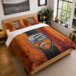Housse De Couette FC Lorient 01 Parure de lit Ensemble De Literie - FCL Ligue 2