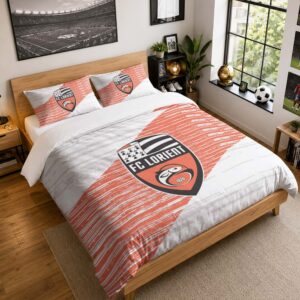 Housse De Couette FC Lorient 02 Parure de lit Ensemble De Literie - FCL Ligue 2