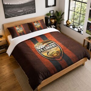 Housse De Couette FC Lorient 08 Parure de lit Ensemble De Literie - FCL Ligue 2