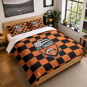 Housse De Couette FC Lorient 12 Parure de lit Ensemble De Literie - FCL Ligue 2