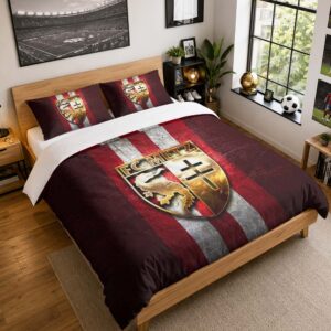 Housse De Couette FC Metz 07 Parure de lit Ensemble De Literie - FCM Ligue 2