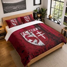 Housse De Couette FC Metz 11 Parure de lit Ensemble De Literie – FCM Ligue 2